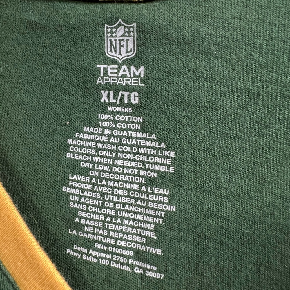 Women’s Green Bay Packers T-Shirt Size XL - Picture 3 of 3